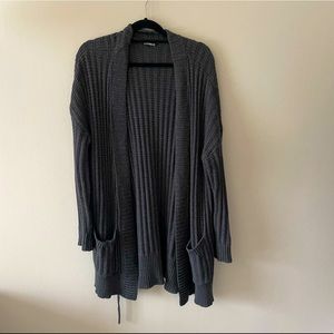 OBO!! MOVING SALE!!Express ribbed split side Cardigan Sweater!